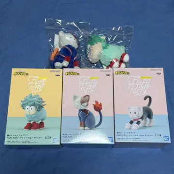 나의 히어로 아카데미아 Fluffy Puffy 마스코트 세트