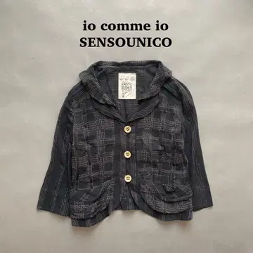 io comme io SENSOUNICO 체크 셔츠 자켓