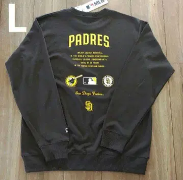새상품 MLB 파드레스 맨투맨 트레이닝복 브라운 L