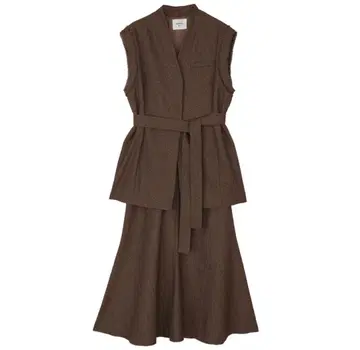 AMERI MANY WAY TWEED SET UP DRESS