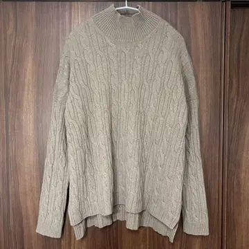 evam eva 에붐에바 케이블 터틀넥