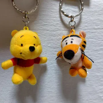 도쿄 디즈니 리조트 곰돌이 푸 티거 키링 키체인