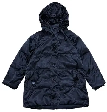 론 허먼 블랙 후디 다운 코트