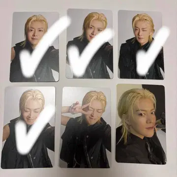 NCT127 유타 THE MOMENTUM JAPAN 포토카드 세트 2