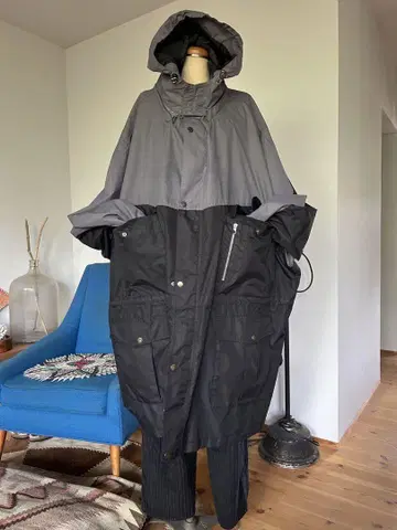 마운틴 파카 나일론 자켓 구제 의류 빈티지