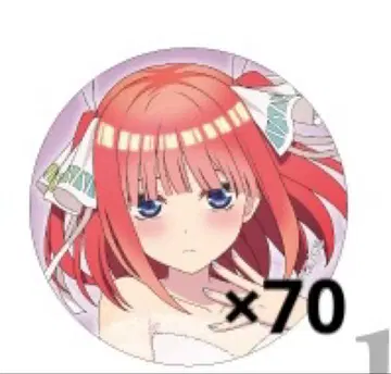 나카노 니노 에테르노 레시 캔뱃지 70개