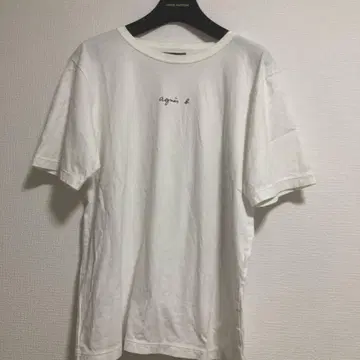 에네스베 로고T셔츠 화이트 코튼 M
