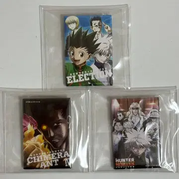 헌터헌터 DVD 자켓 캔뱃지 Anime Japan