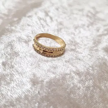 하프 이터니티 골드 반지