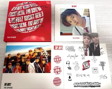 [ 귀중 ] THE BOYZ 멤버 친필 사인 포함 RightHere 앨범