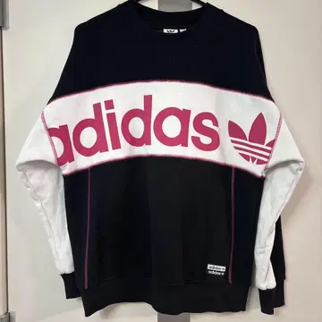 adidas 아디다스 로고 트레이닝복 긴팔 블랙 화이트 핑크 가을/겨울