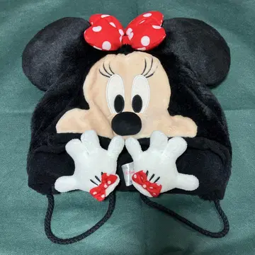 디즈니 미니 팬캡 손장갑 리본 단종품 모자 할로윈 도트