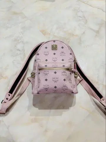 MCM 핑크 백팩 75514