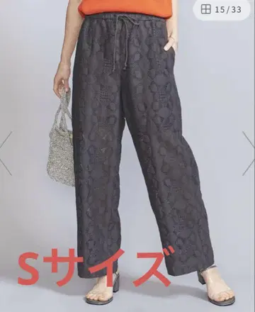 BEAUTY&YOUTH UNITED ARROWS 코튼 나일론 레이스 팬츠