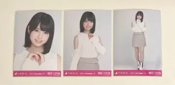 노기자카46 생사진 마스다 미리온 어깨 트임 상의 3종 컴프