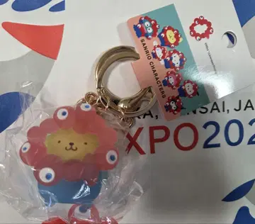 미야쿠미야쿠 x 폼폼푸딩 입체 마스코트 클리어 컬러 키링