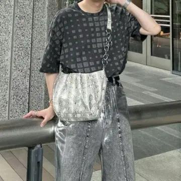 GIDEAL. 체인 숄더 미니 백 [파이톤]