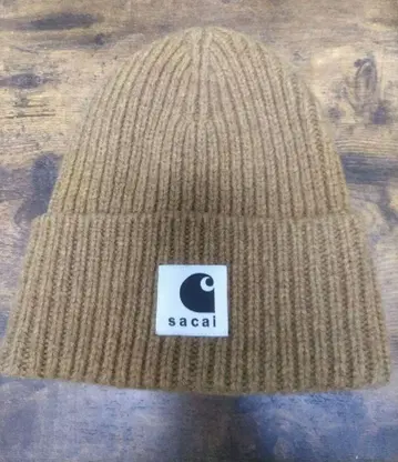 sacai 브라운 니트 모자 2023 가을/겨울