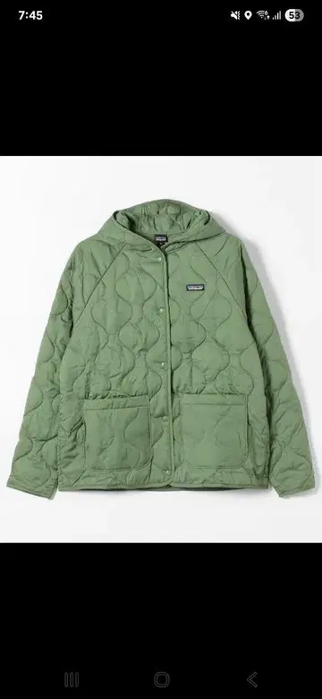 Patagonia 키즈 코트 XXL 올리브 그린