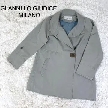 GLANNI LO GIUDICE MILANO 그레이 컬러 스프링 코트