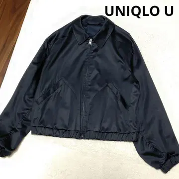 2025 완판템 UNIQLO U 집업 숏 블루종 블랙 M