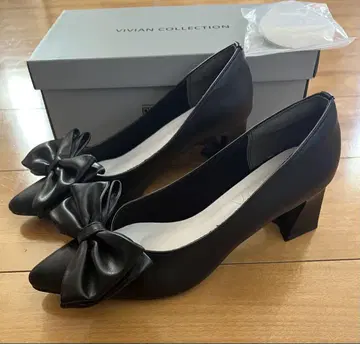 VIVIAN COLLECTION 블랙 펌프스 M 파티 결혼식