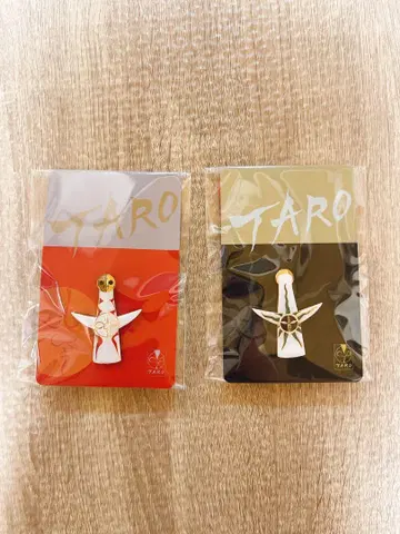 만박 1970 TARO 핀 배지 세트 앞뒤