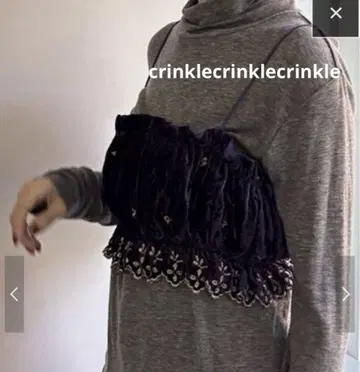 crinklecrinklecrinkle 퍼플 벨로아 뷔스티에