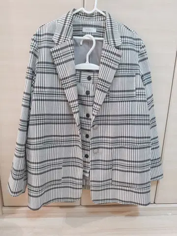 PAGEBOY 체크 무늬 셋업