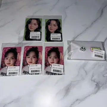 트와이스 온라인 복권 러버 핀즈 세트 정연