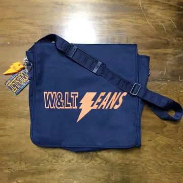 미사용 W&LT JEANS 숄더백 네이비