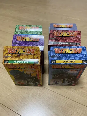 [피규어 미개봉] 반다이 초 리얼 고질라 전 6종 세트