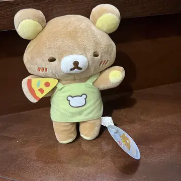 리락쿠마 당신 곁에 리락쿠마 봉제 인형 피자