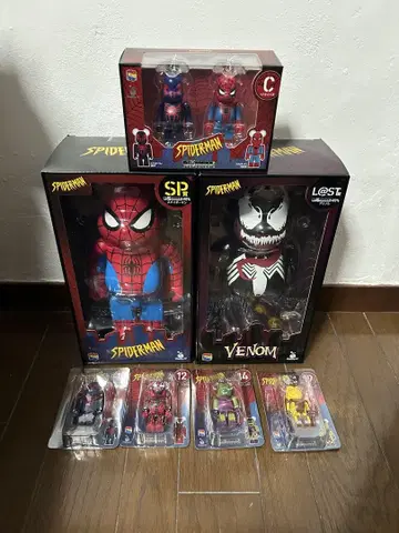 베어브릭 400% 스파이더맨 베놈 SP상 LASTONE상