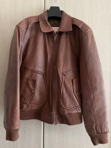 LONDON FOG 가죽 자켓 베이지 M