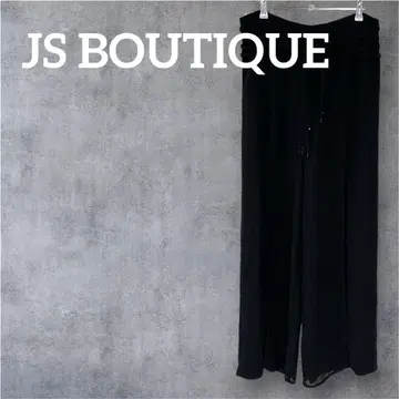새상품급, 하나뿐인 JS BOUTIQUE 블랙 와이드 팬츠