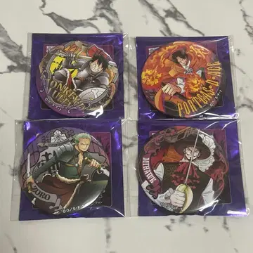 ONE PIECE 동료 캔뱃지 루피 에이스 조로 미호크 할로윈