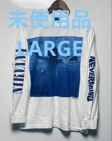 미사용품 NIRVANA NEVERMIND L/S TEE USA제