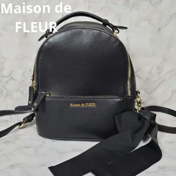 Maison de FLEUR 블랙 백팩