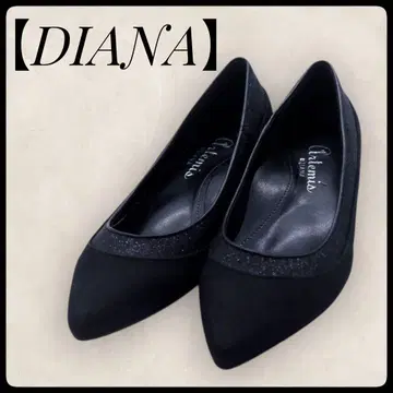 DIANA 다이애나 플랫슈즈 블랙 23cm