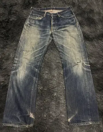 90s 풀카운트 데님 청바지 빨간 셀비지