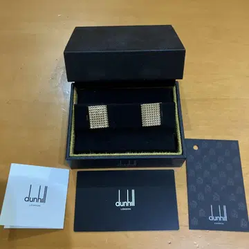 [미사용 새상품] dunhill 골드 커프링크스