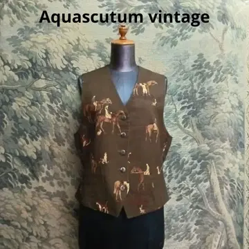 Aquascutum vintage 아쿠아 스큐텀 말, 개 베스트