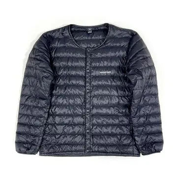 몽벨 스페리오 다운 라운드넥 자켓 가디건 블랙 M