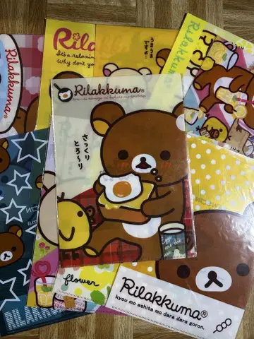 리락쿠마 클리어 파일 10장 세트