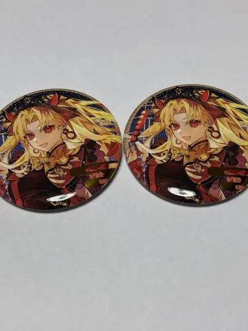 FGO 중국 춘절 굿즈 엘레쉬키갈 캔뱃지 세트