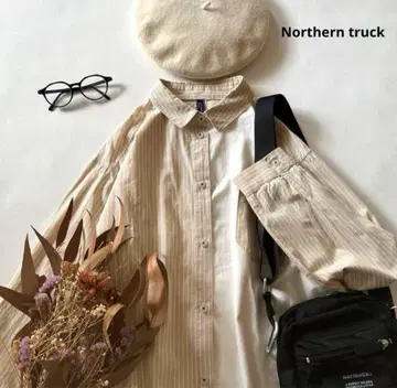 a1290*새상품 노던트랙 코튼 와이드 실루엣 셔츠