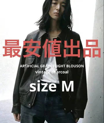 최저가 ARTIFICIAL GRAIN FLIGHT BLOUSON wym
