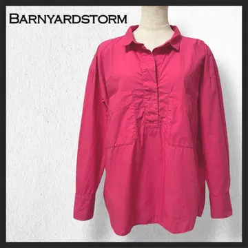 BARNYARDSTORM 긴팔 셔츠 블라우스 면 100% 핑크 [ 168