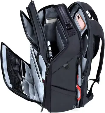 새상품 ABIBA 지퍼 철저 개선 럭색 블랙 (안감: 그레이